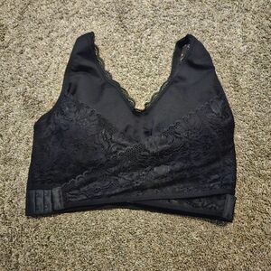 Cara Mia Elegant Black Lace Bralette 2X